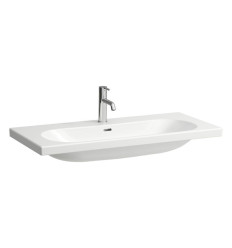 Umywalka ścienna 100x46 z 2 otworami na baterie LUA Laufen pro (H8100890001071)