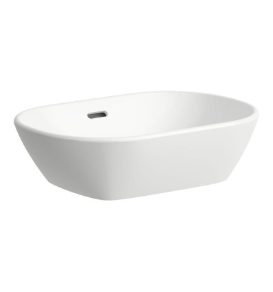 Umywalka nablatowa owalna 50x35 powłoka LCC bez otworu na baterie LUA Laufen pro (H8120834001121)