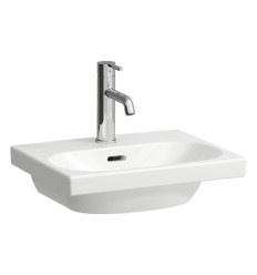 Mała umywalka ścienna 45x34 powłoka LCC bez otworu na baterie LUA Laufen pro (H8150814001091)
