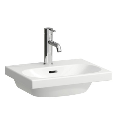 Mała umywalka ścienna 45x34 powłoka LCC bez otworu na baterie LUA Laufen pro (H8150814001091)