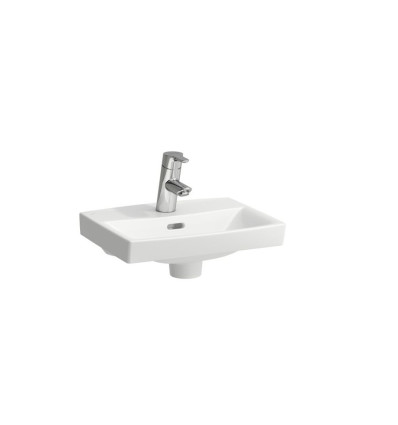 Umywalka ścienna mała 400 x 320 mm LCC, z otworem na baterie na środku Pro N Laufen pro (H8109504001041)