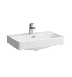 Umywalka ścienna biała 55x46,5 powłoka LCC z otworem na baterie Pro S Laufen pro (H8109624001041)