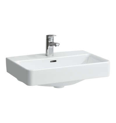 Umywalka ścienna biała 55x38 z otworem na baterie Pro S Laufen pro (H8189580001041)