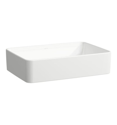 Umywalka nablatowa prostokątna 55x38 bez otworu na baterie biała Savoy Laufen pro (H8169440001091)
