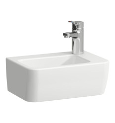 Umywalka ścienna 36x25 powłoka LCC Active z otworem na baterie po prawej stronie Pro A Laufen pro (H816955A001061)