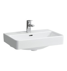 Umywalka ścienna 55x38 powłoka LCC Active bez otworu na baterie Pro S Laufen pro (H818958A001091)