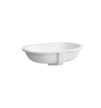 Umywalka podblatowa 51x31 bez otworu na baterie biały mat SAVOY Laufen pro (H8189457571091)