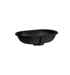 Umywalka podblatowa 51x31 bez otworu na baterie czarny mat SAVOY Laufen pro (H8189467161551)