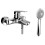 Bateria ścienna jednouchwytowa wannowo-prysznicowa z zestawem chrom Laurin Laufen pro (HF500760100600)