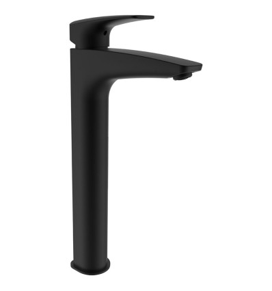 Bateria umywalkowa wysoka bez korka czarny mat Laurin Laufen pro (HF500714428000)