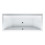 Wanna 180x80 do zabudowy akrylowa PRO Laufen pro (H2329500000001)