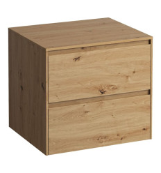 Szafka z blatem 585x495 bez wycięcia pod umywalkę Dziki dąb LANI Laufen pro (H4043001122671)