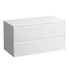 Szafka z blatem 985x495 bez wycięcia pod umywalkę Biały matowy LANI Laufen pro (H4043201122601)