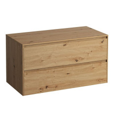 Szafka z blatem 985x495 bez wycięcia pod umywalkę Dziki dąb LANI Laufen pro (H4043201122671)