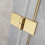 Kabina prysznicowa 80x70 Essenza 8 Gold KDJ Radaway (10480512-01-01L + 10470237-09-01L + 10113070-01-01)