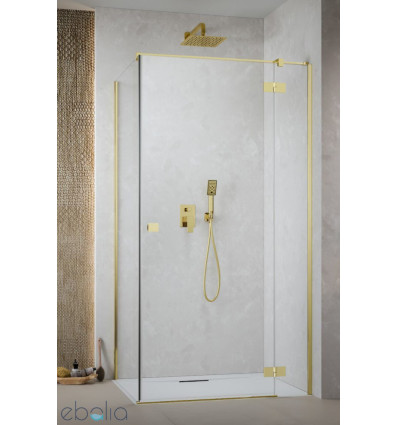 Kabina prysznicowa 80x70 Essenza 8 Gold KDJ Radaway (10480512-01-01R + 10470237-09-01R + 10113070-01-01)