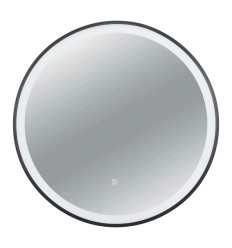 Lustro okrągłe z podświetleniem LED Venus black Balneo 
