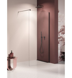 Kabina Walk-in 90x200 Nesta Black New Trendy (K-1724)