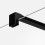 Kabina Walk-in 130x200 Nesta Black New Trendy (K-1728)