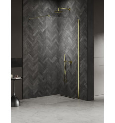 Kabina Walk-in 80x200 Nesta Light Gold New Trendy (K-1731)