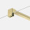 Kabina Walk-in 80x200 Nesta Light Gold New Trendy (K-1731)