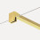 Kabina Walk-in 80x200 Nesta Gold Brushed New Trendy (K-1739)