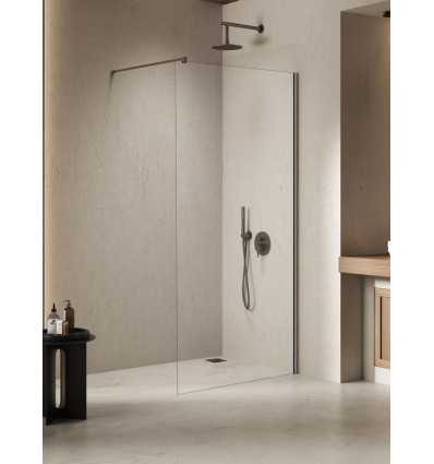 Kabina Walk-in 80x200 Nesta Gunmetal Brushed New Trendy (K-1755)