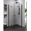 Kabiny prysznicowe 80x80x195 Superia Black New Trendy (K-0592)