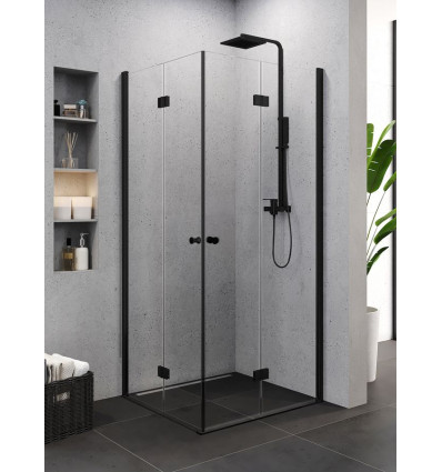 Kabiny prysznicowe 80x80x195 Superia Black New Trendy (K-0592)