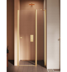 Drzwi wnękowe 110x195 New Soleo Gold Brushed New Trendy (D-0773A)