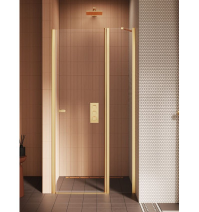 Drzwi wnękowe 110x195 New Soleo Gold Brushed New Trendy (D-0773A)