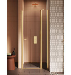 Drzwi wnękowe 100x195 New Soleo Gold Brushed New Trendy (D-0772A-WK)