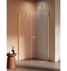 Kabiny prysznicowe 80x80x195 New Soleo Gold Brushed New Trendy (K-4177)