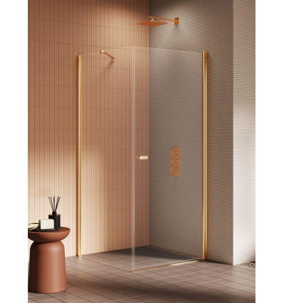 Kabiny prysznicowe 100x110x195 New Soleo Gold Brushed New Trendy (K-4192)