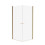 Kabiny prysznicowe 70x70x195 New Soleo Gold Brushed New Trendy (K-4224)