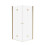 Kabiny prysznicowe 100x90x195 New Soleo Gold Brushed New Trendy (K-4311)