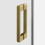 Kabina prysznicowa 160x80x200 Prime Gold Brushed New Trendy (D-0796A/D-0329B)