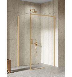 Kabiny prysznicowe 100x80x200 Prime Gold Brushed New Trendy (D-0785A/D-0329B)