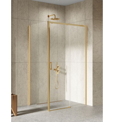 Kabiny prysznicowe 160x100x200 Prime Gold Brushed New Trendy (D-0797A/D-0331B)