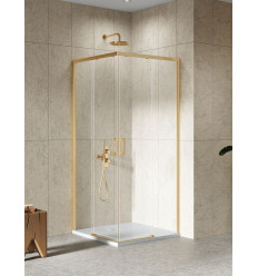 Kabina prysznicowa 90x70x200 Prime Gold Brushed New Trendy (D-0782A/D-0779A)