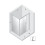 Kabiny prysznicowe 100x90x200 Prime Gold Brushed New Trendy (K-3808)