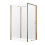 Kabiny prysznicowe 100x110x200 Prime Gold Brushed New Trendy (K-3923)