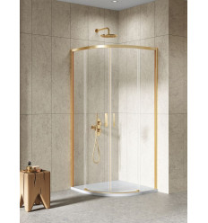 Kabina prysznicowa 80x80x200 Prime Gold Brushed New Trendy (K-3588)