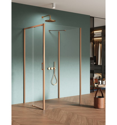 Kabiny prysznicowe 100x100x200 Prime Copper Brushed New Trendy (K-4101)