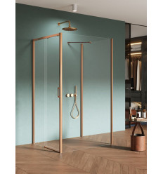 Kabiny prysznicowe 100x110x200 Prime Copper Brushed New Trendy (K-4103)