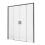 Drzwi wnękowe 140x200 Prime Gunmetal Brushed New Trendy (D-0900A)