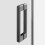 Kabina prysznicowa 150x80x200 Prime Gunmetal Brushed New Trendy (D-0895A/D-0353B)