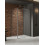 Kabiny prysznicowe 100x90x200 Prime Gunmetal Brushed New Trendy (D-0886A/D-0354B)