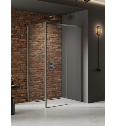 Kabiny prysznicowe 110x90x200 Prime Gunmetal Brushed New Trendy (D-0888A/D-0354B)