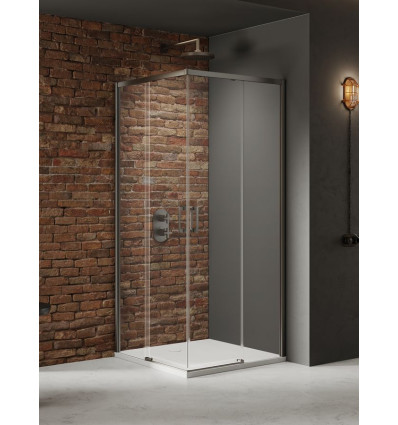 Kabina prysznicowa 70x90x200 Prime Gunmetal Brushed New Trendy (D-0879A/D-0884A)